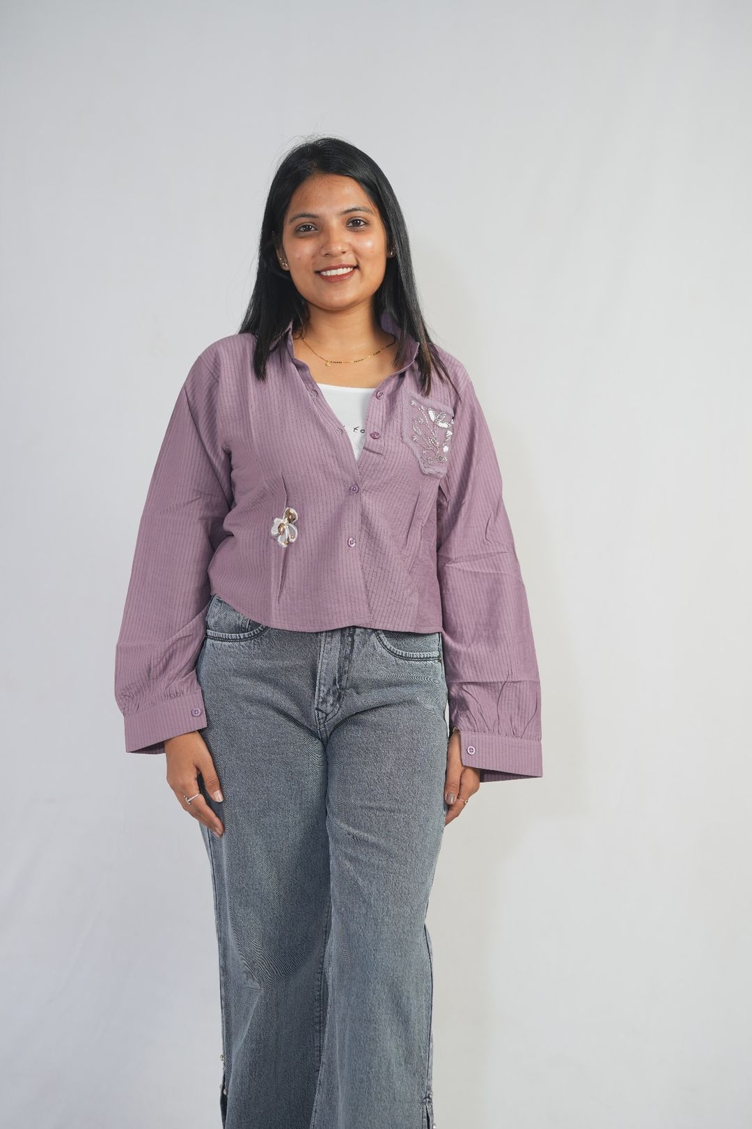 Premium embroidered shirt With Inner